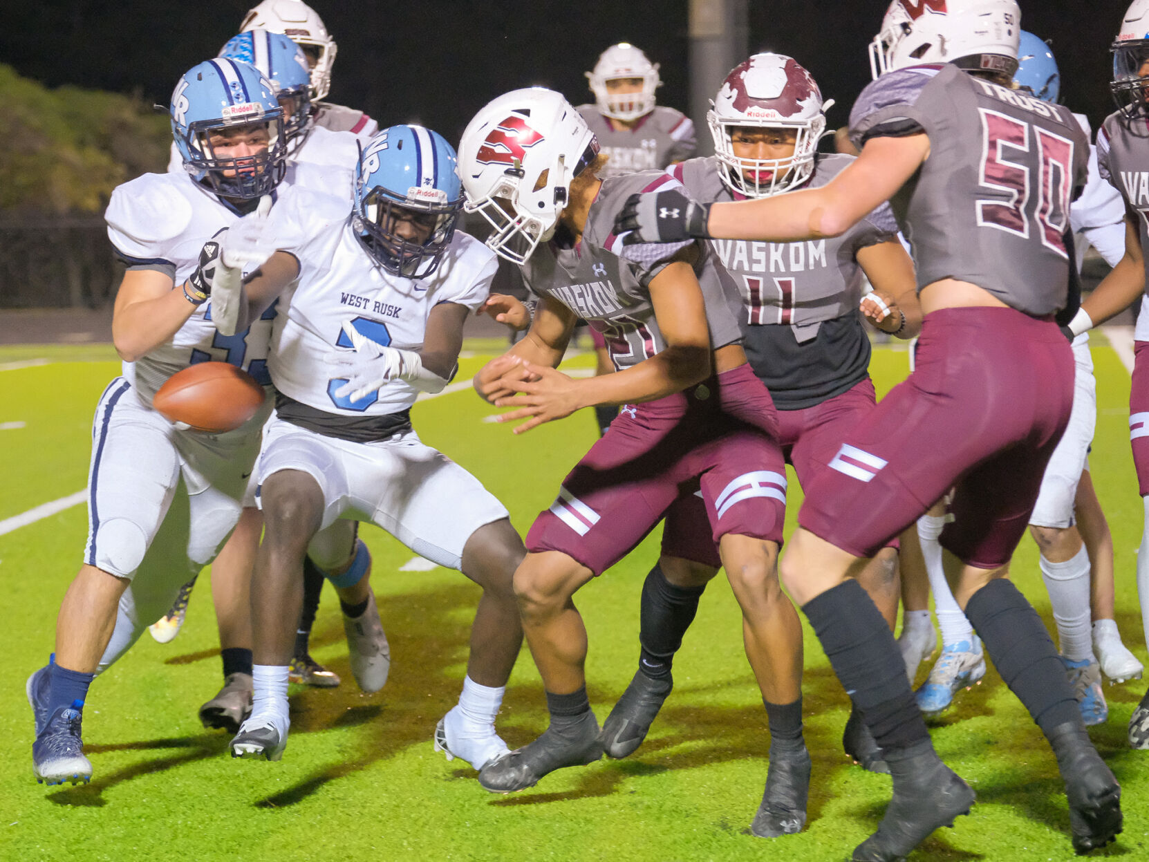 WEST RUSK TOPS WASKOM, 41-37